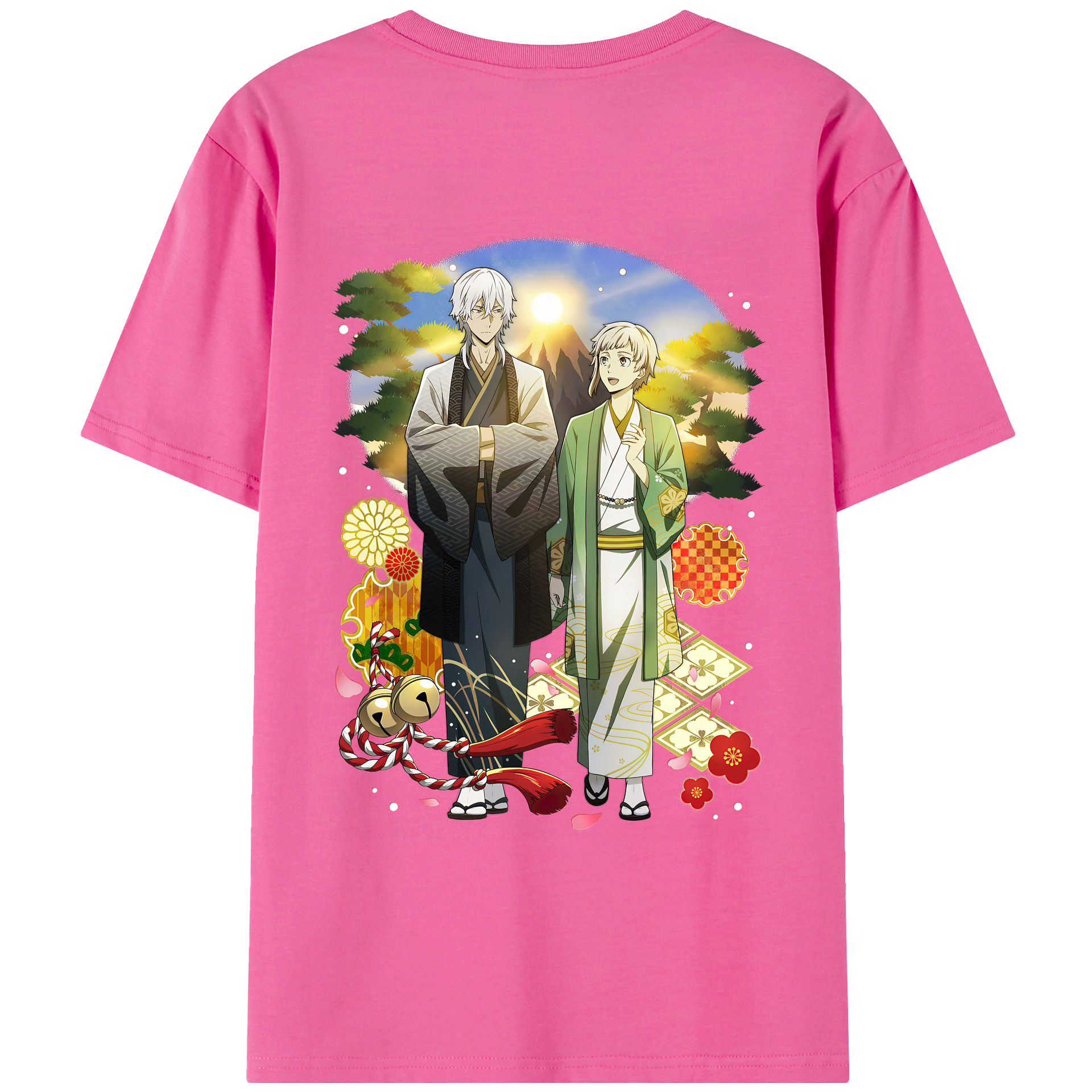 （画像用） 文豪ストレイドッグス Bungo Stray Dogs レディース半袖Tシャツ(バックプリント)